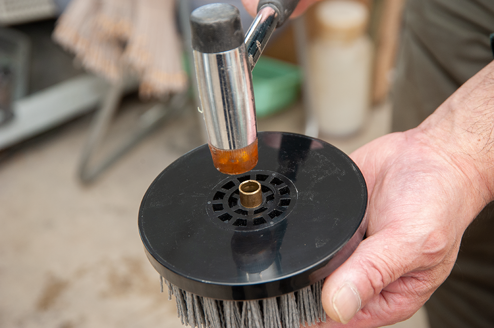 リングを取り付ける